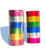 Cintas brillantes adhesivas para decorar hulas , clavas, golos