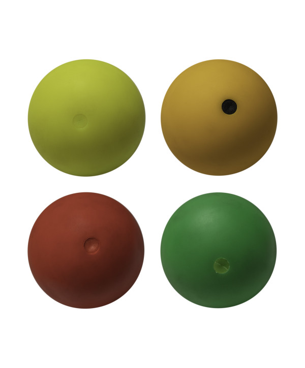 Pelota Contacto Goma100 mm Con Peso - Piel Durazno