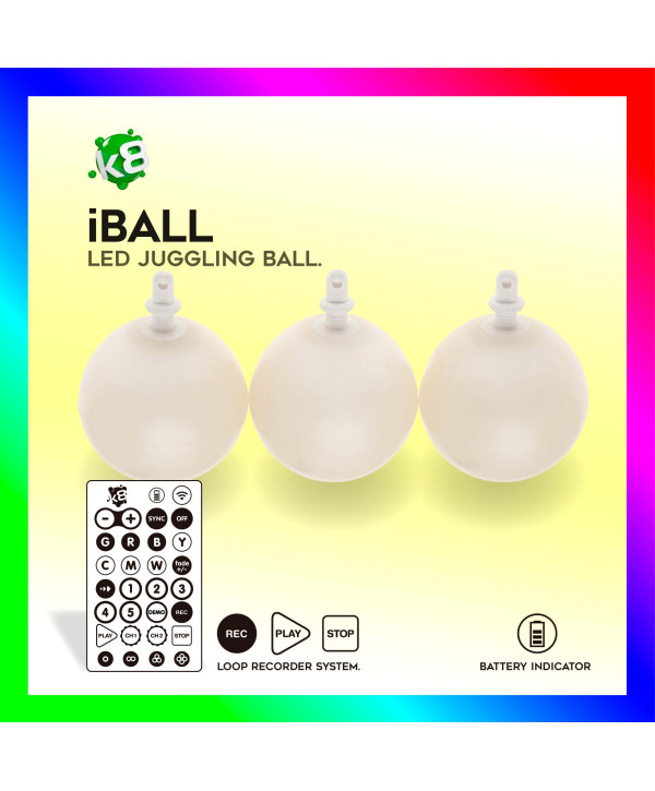 Pelota de LED iBall RGB-IR K8