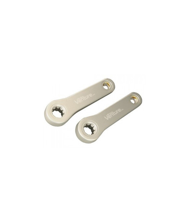 Biela Aluminio Nimbus Venture 2 ISIS 102mm Plateada