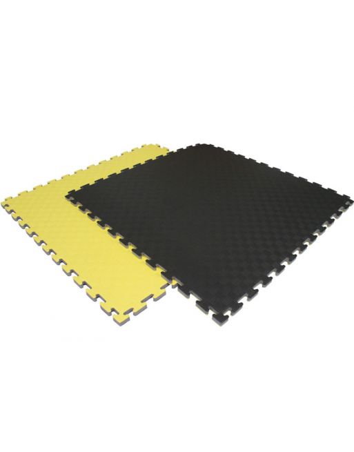 Tatami 3 CM  Goma eva  color negro/amarillo