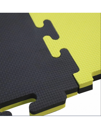 Tatami 3 CM  Goma eva  color negro/amarillo