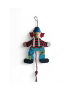 Mini Marioneta de Madera en Cabeza de Martillo