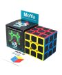 Cubo Rubik  Moyu 3x3x3 negro con stikers