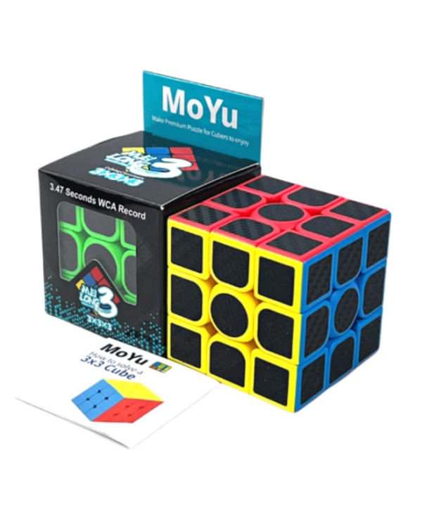 Cubo Rubik  Moyu 3x3x3 negro con stikers