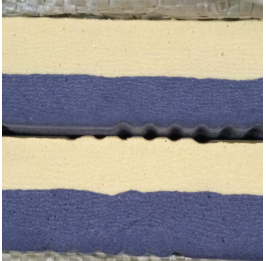 Tatami  2.5 CM Goma eva color Amarillo/Negro