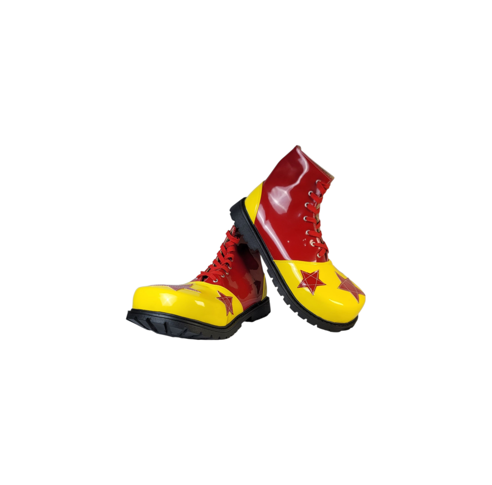 Zapato 40-43 Payasx amarillo rojo pato