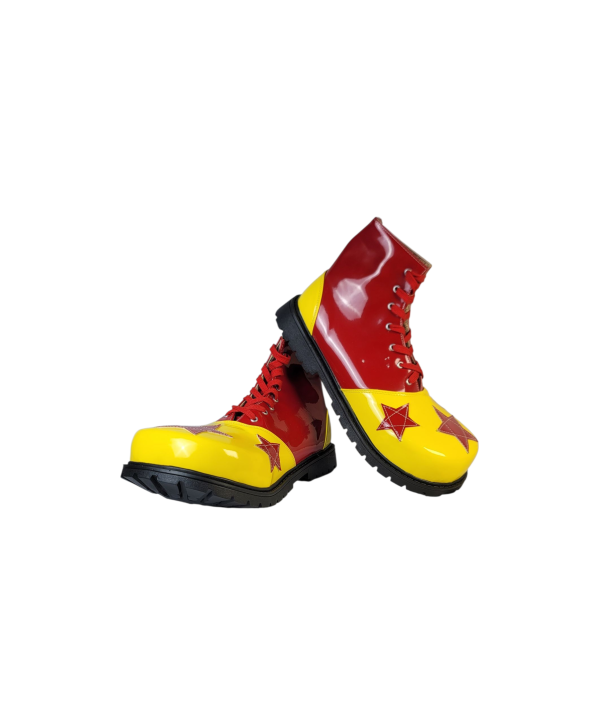 Zapato 40-43 Payaso Amarillo Rojo Pato