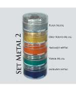 Set Maquillaje Profesional en Crema 5 colores Pierrot