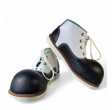 Zapato N. 40-41 de payaso Negro Blanco