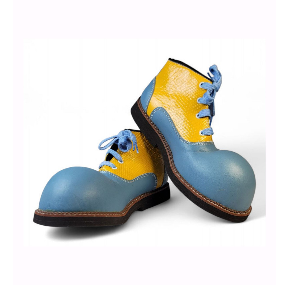 Zapato N. 39-40 de payaso azul pastel