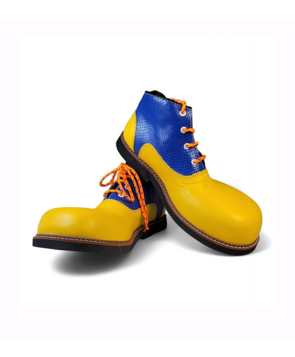 Zapato N.41-42 de Payaso Pato Amarillo Azul