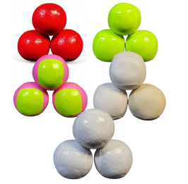 Pelota 6 lados "S" Eco Cuero ó Charol Relleno semilla