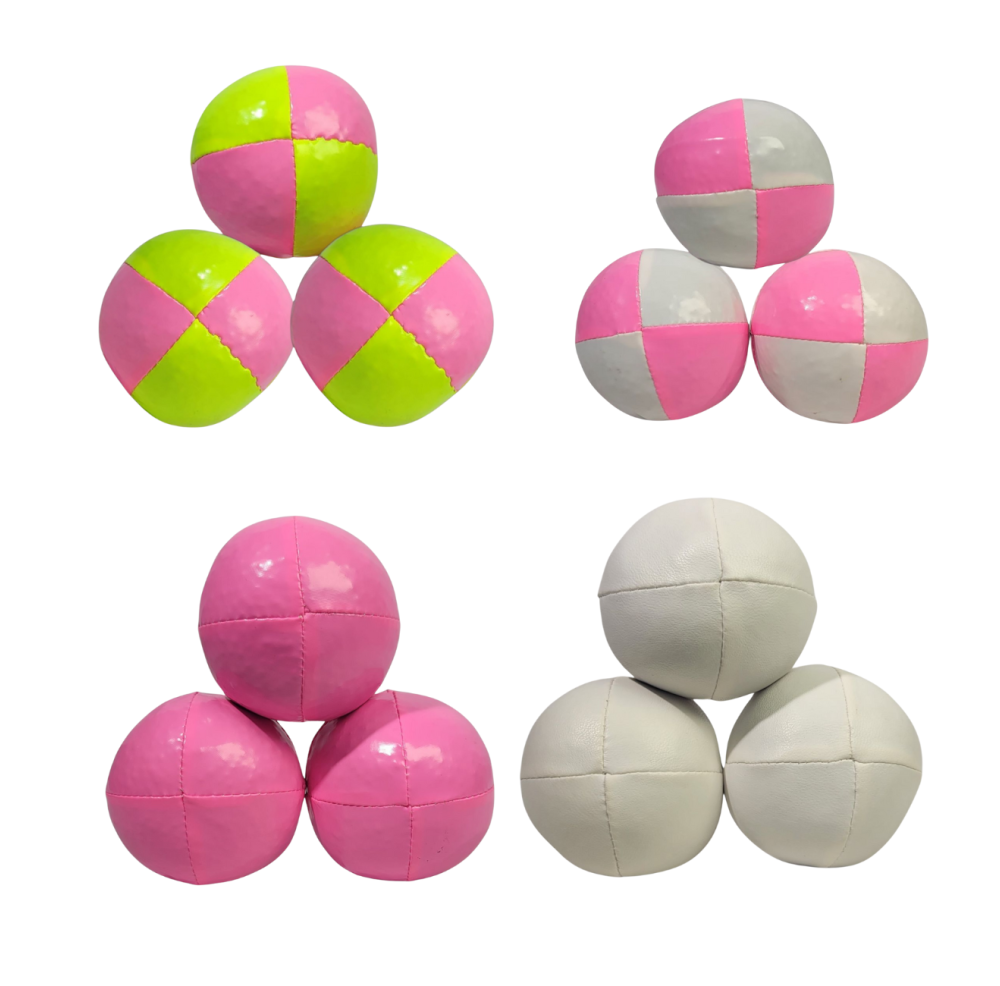 Pelota 8 lados "S" Eco Cuero ó Charol Relleno semilla