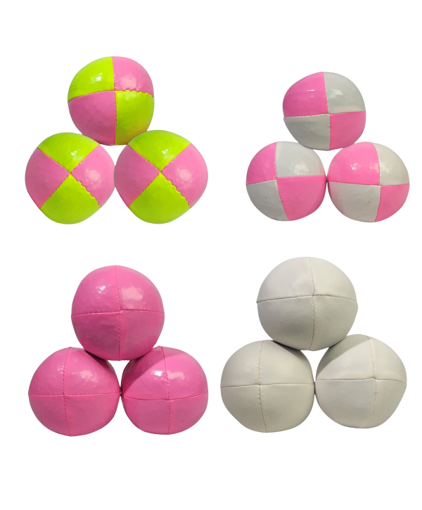 Pelota 8 lados "S" Eco Cuero ó Charol Relleno semilla