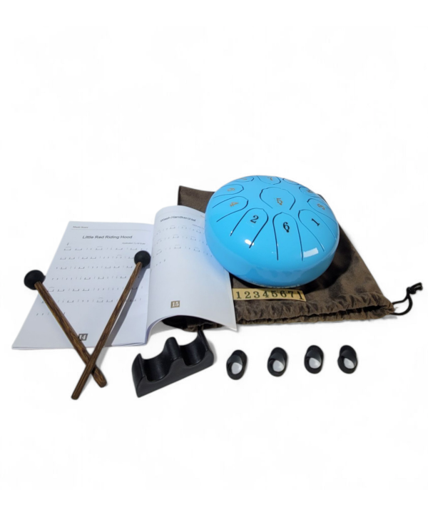 Tambor Feliz de acero de 6 pulgadas 11 tonos