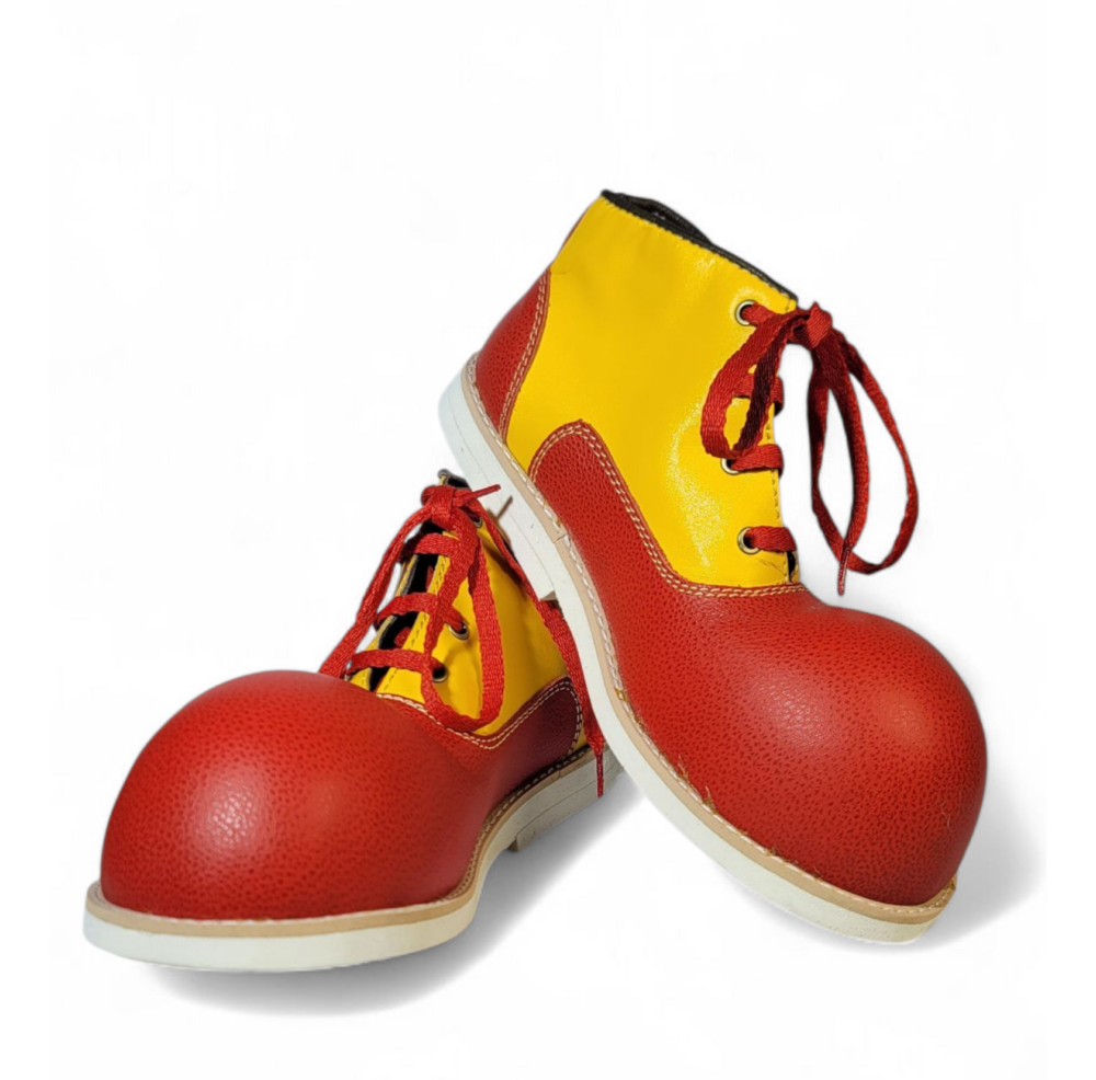 Zapato N. 40 de payaso Rojo Amarillo