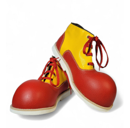 Zapato N. 40 de payaso  Rojo  Amarillo