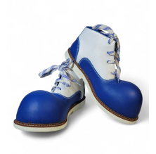 Zapato N. 41 de payaso   Azul rey Blanco