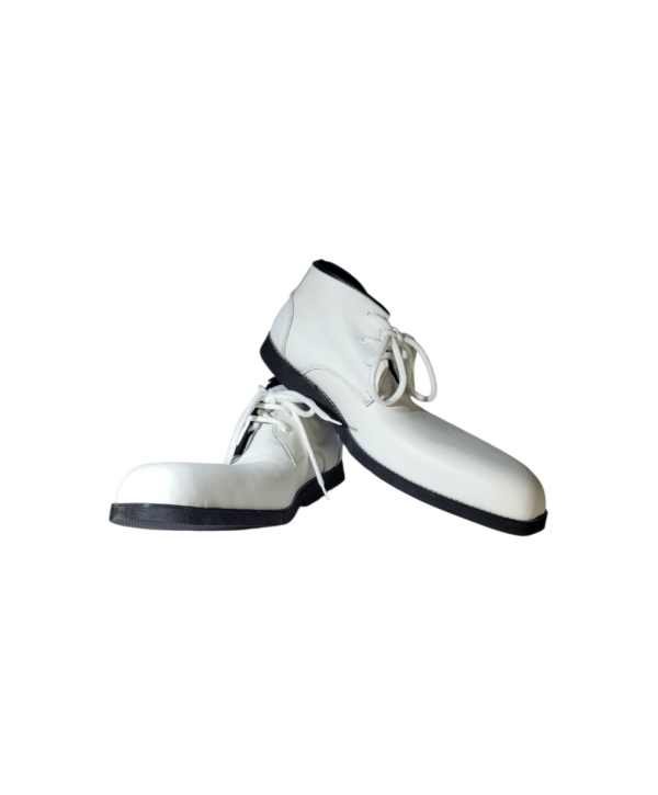 Zapato N. 41-42 de payaso largo  blanco
