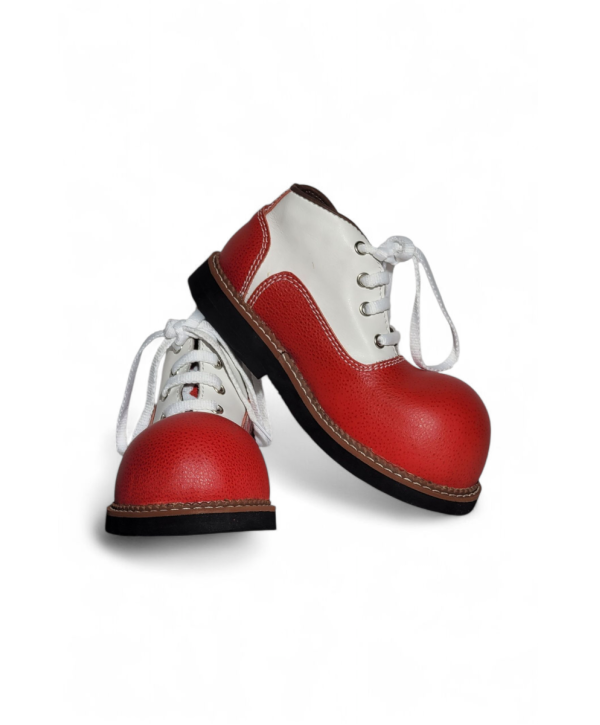 Zapato N. 30 de payaso Rojo Blanco