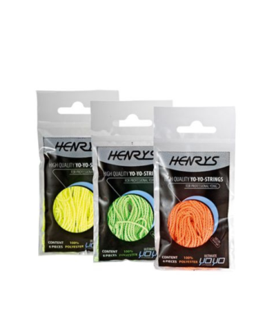 Set de 6 Cuerda para Yoyo NEON Repuesto Profesional