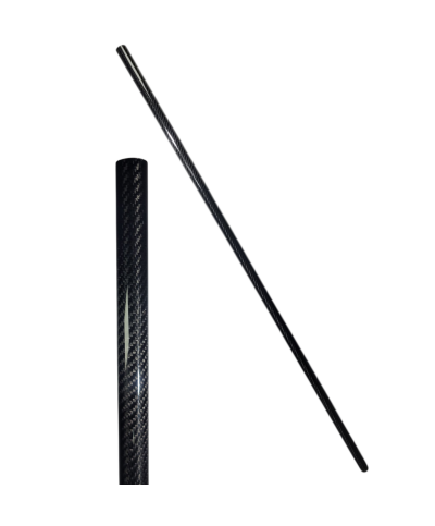 Vara de Fibra de Carbono 120cm x 25mm