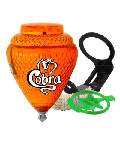 Trompo Cometa Cobra Clásico Punta Fija | Cabeza de Martillo