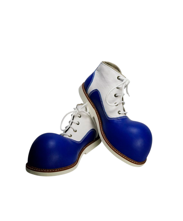 Zapato N. 37 de Payaso   Azul Rey Blanco