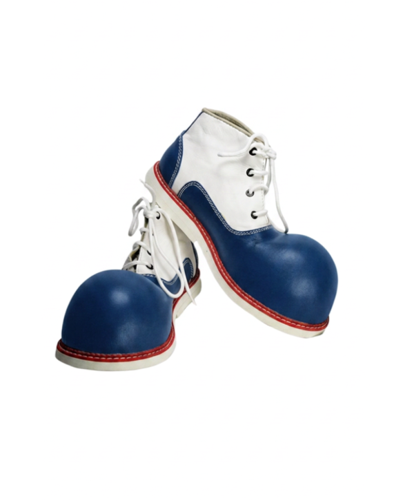 Zapato N. 33 de Payaso  Azul Oscuro Blanco
