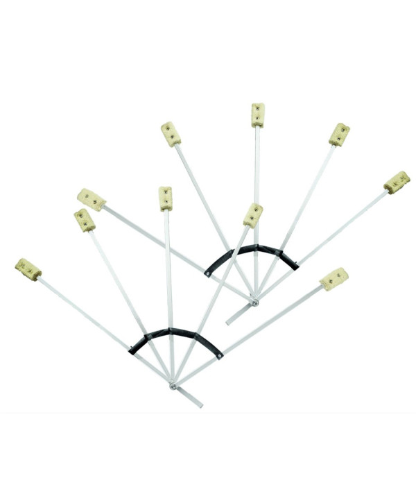 (Par) Abanico de Fuego Martillo Plegable